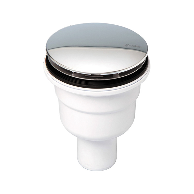 Sifon met inox deksel, onderuitgang, type S-375