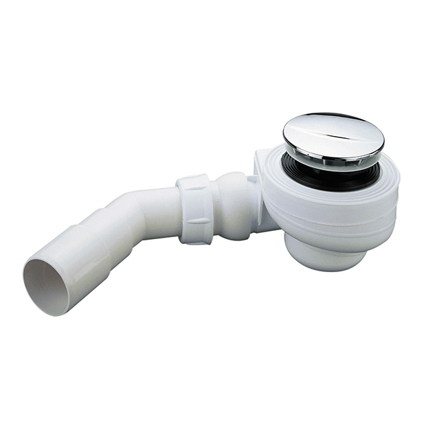 Sifon Turboflow met ABS chroom deksel, type TB50
