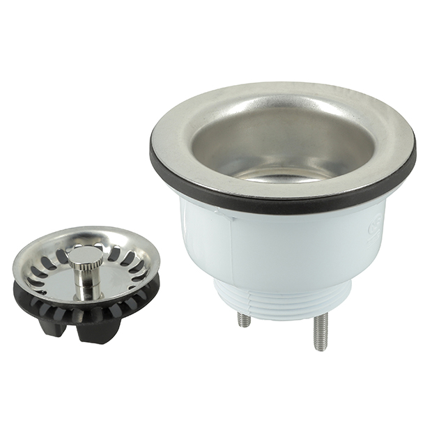 Spoeltafelplug met inox plug en groentekorf, type 511